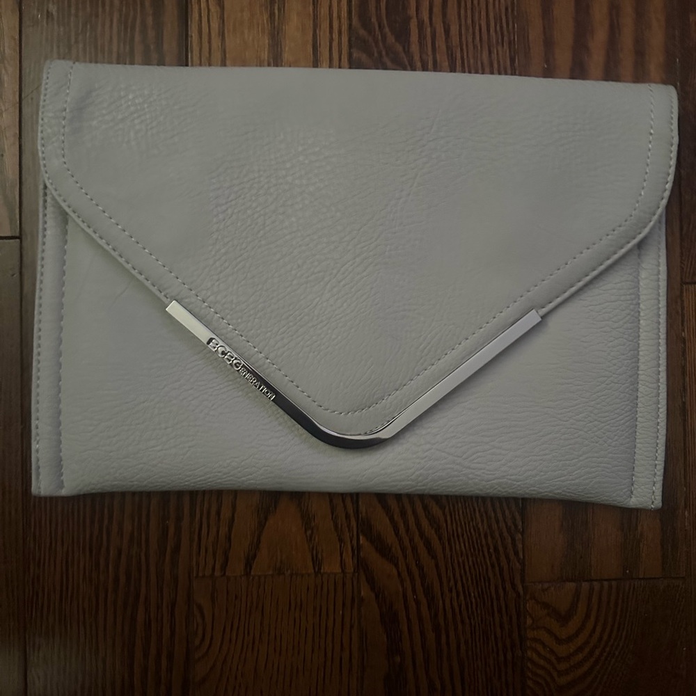 BCBG Gray Clutch